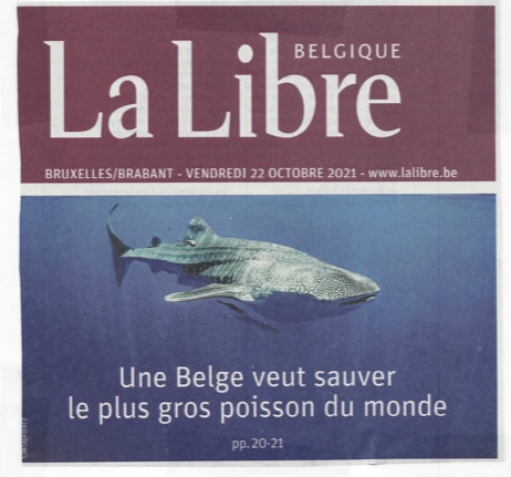 La Belge qui veut protéger le plus grand poisson du monde
