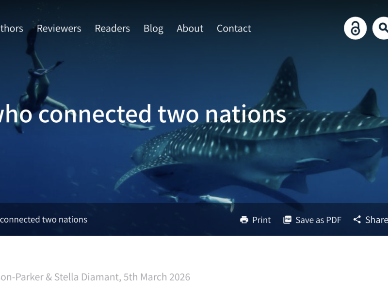 The shark who connected two nations